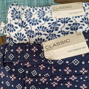 BUNDLE 2 Pair Liz Claiborne Shorts